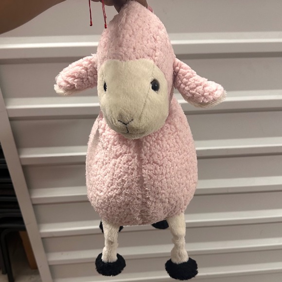 Animal Adventure Pink Lamb Plush Stuffed Animal Toy Sheep Children Ages 3+ - Picture 1 of 10